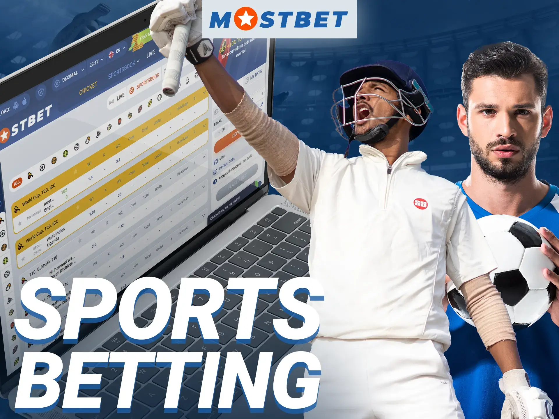 What sports can I bet on at Mostbet online casino.