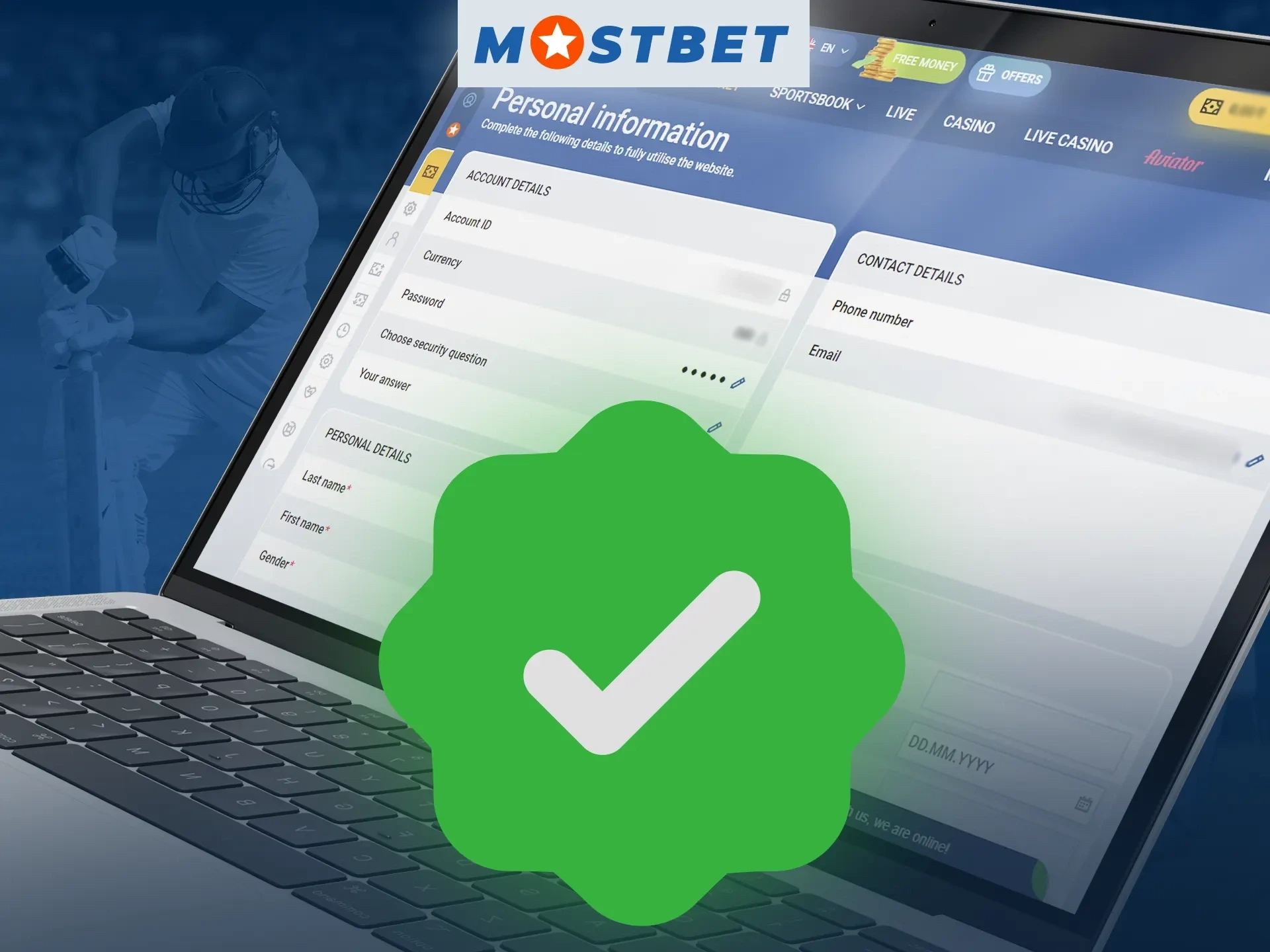 Do you need to verify your account at the Mostbet online casino.