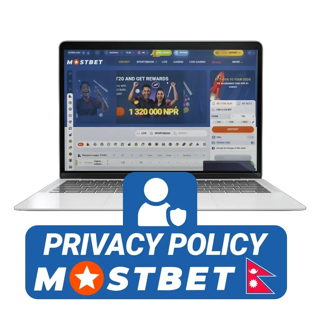 What is the privacy policy of the Mostbet online casino.