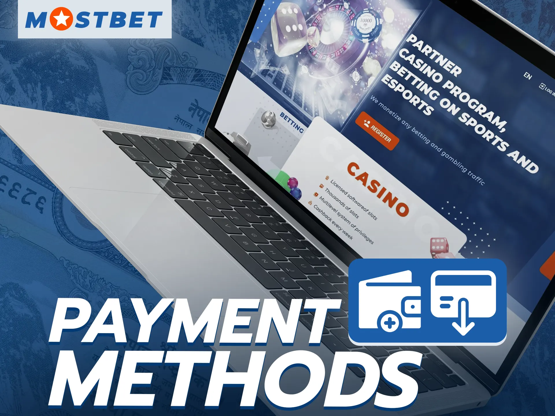 A large number of different payment systems are available at Mostbet.