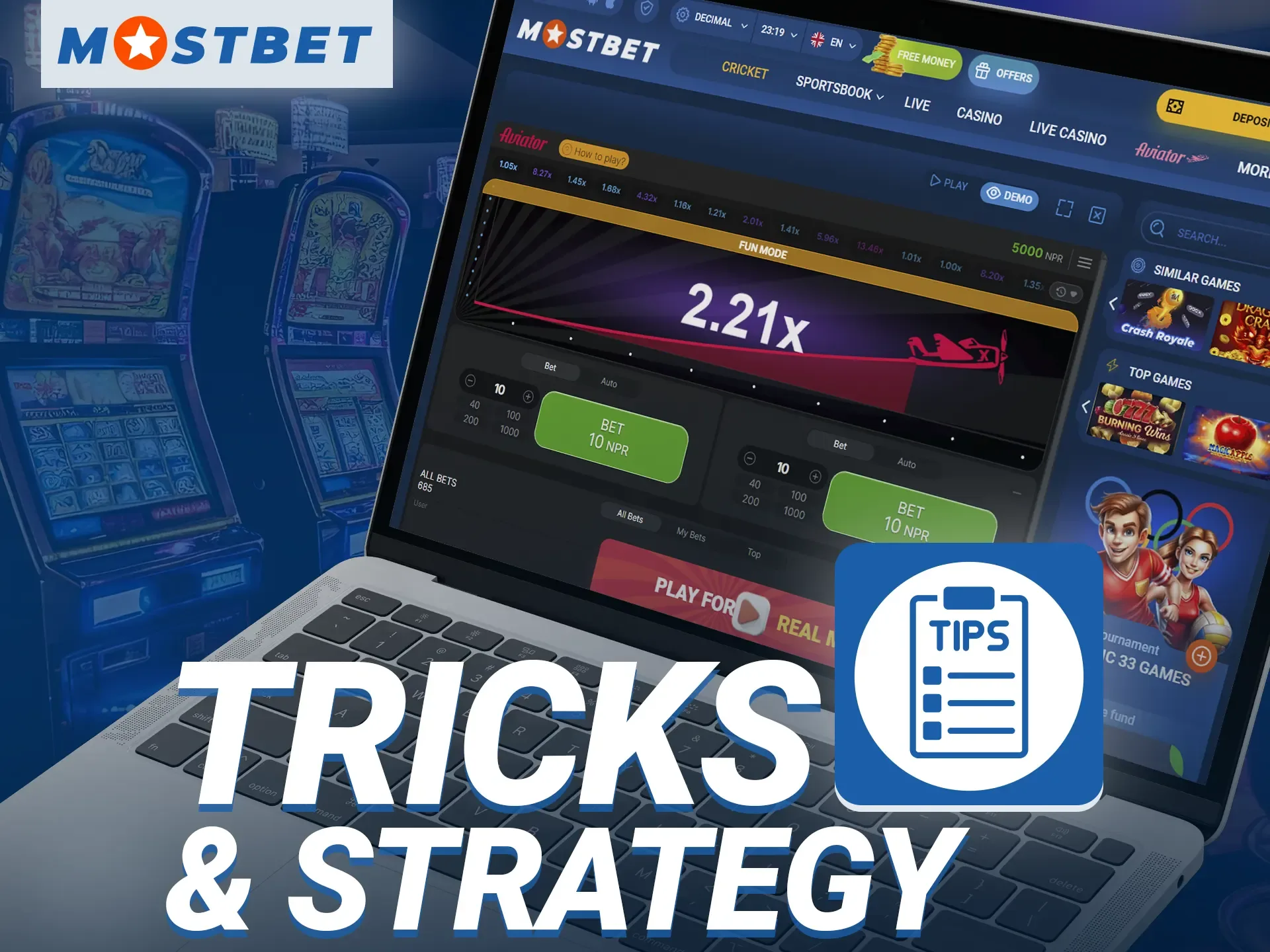 Use our tips to increase your chance of winning at Aviator at Mostbet.