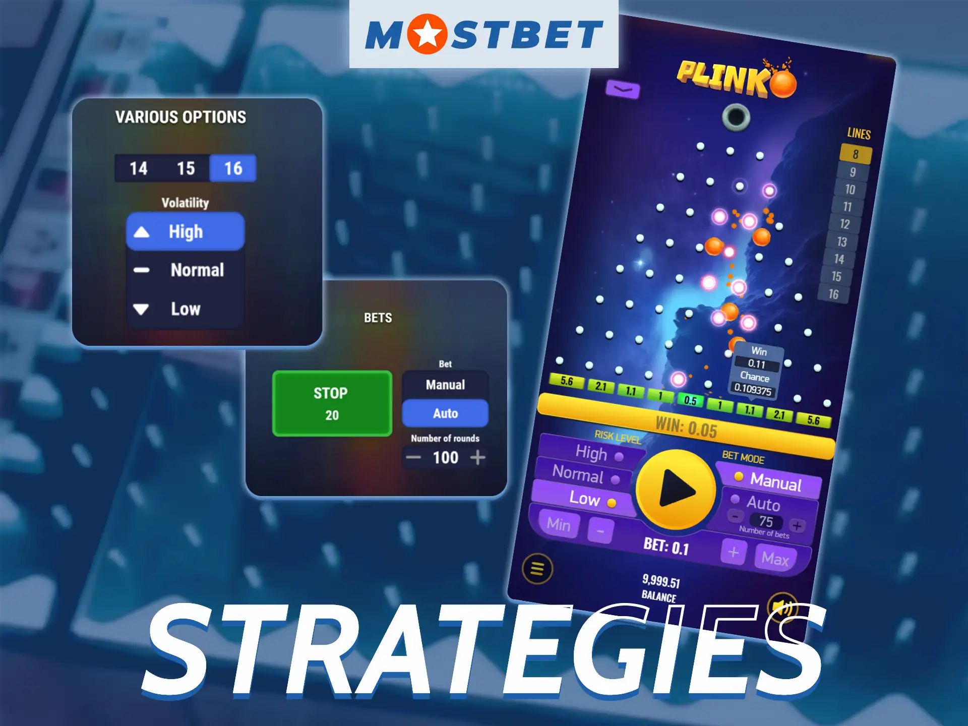 Use different approaches in the Plinko game on the official website of Mostbet Nepal.