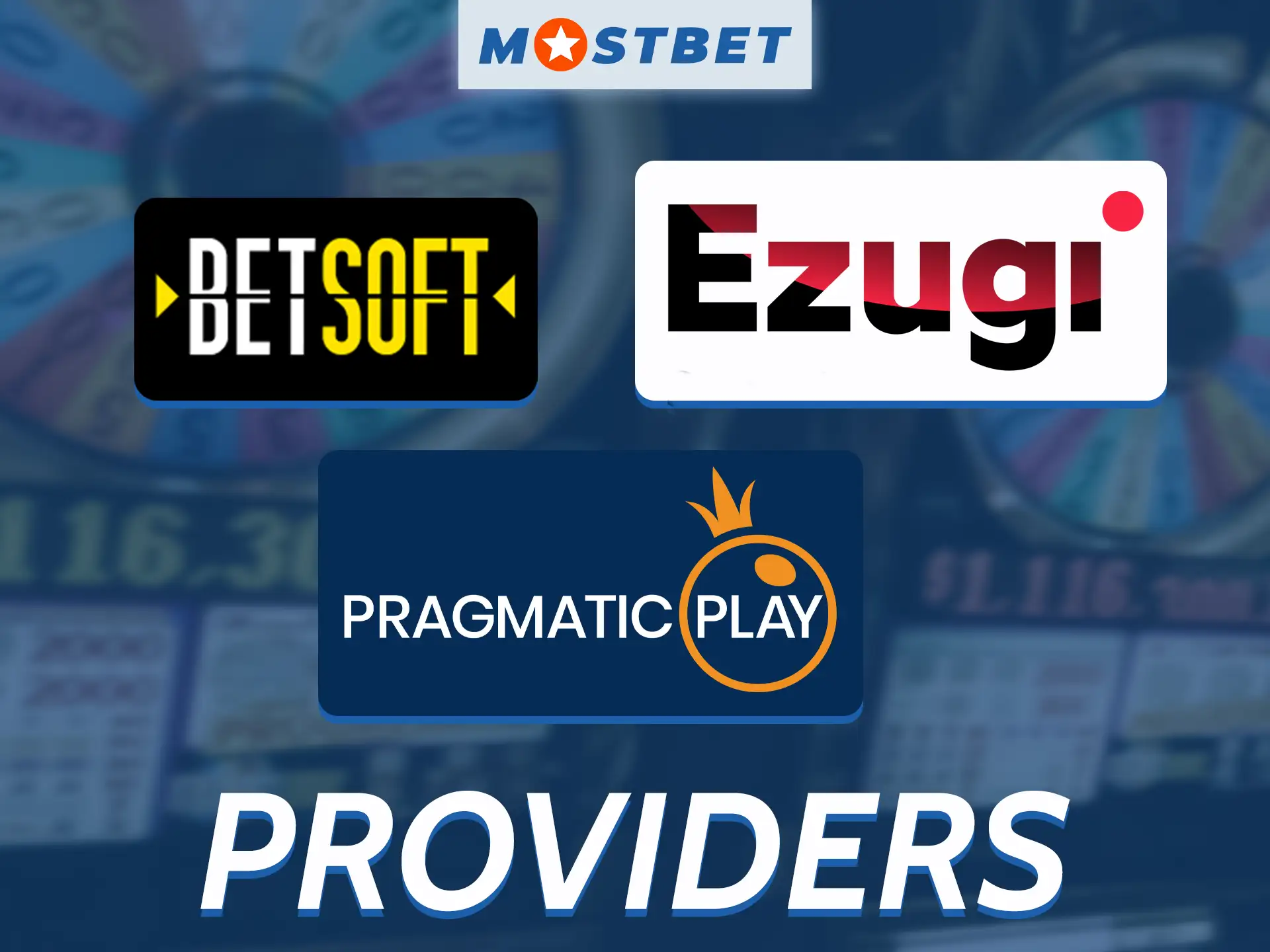 Mostbet partners with the best developers of slot games.