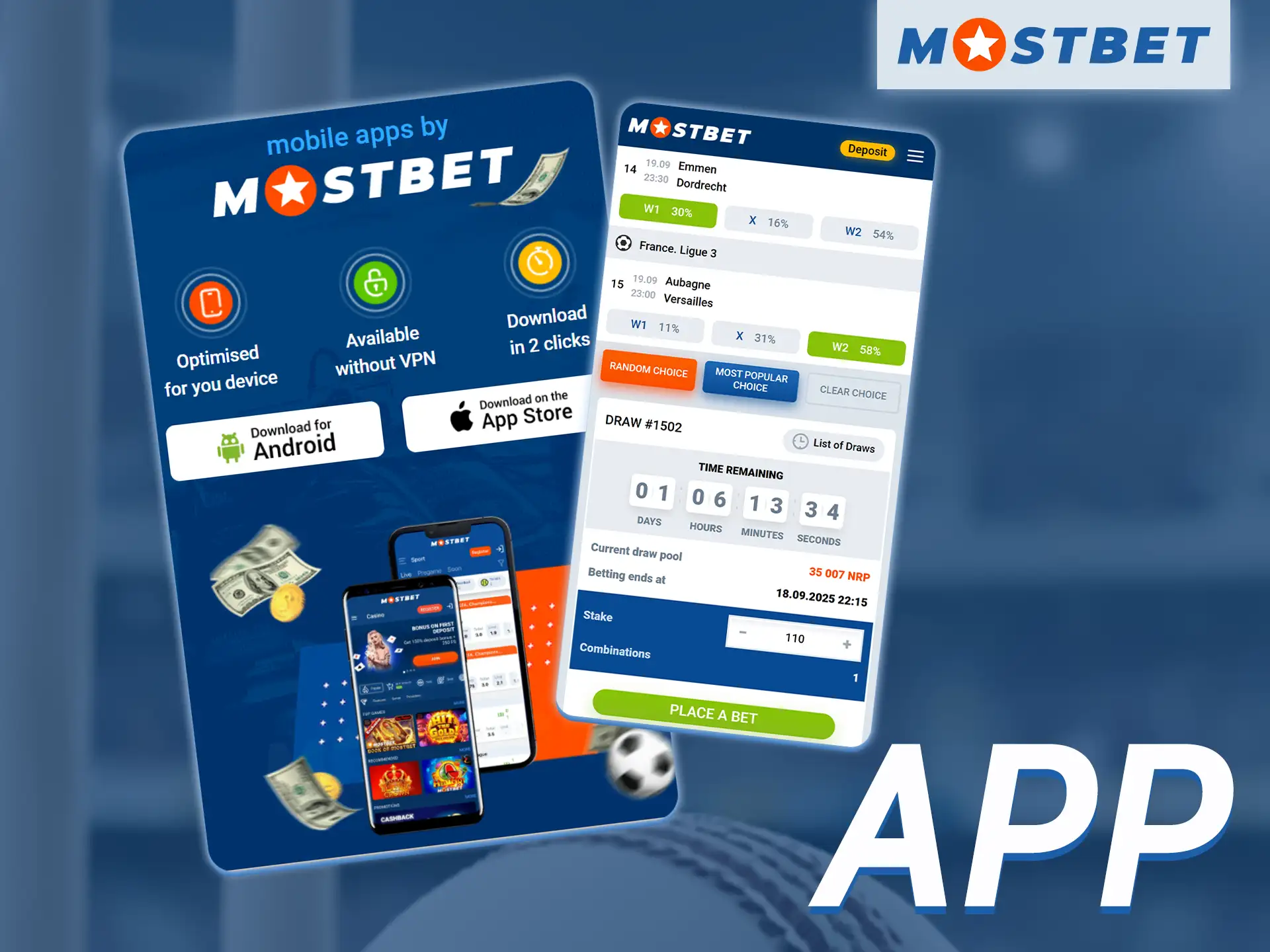 You can do TOTO draws Mostbet online using the Mostbet mobile app.